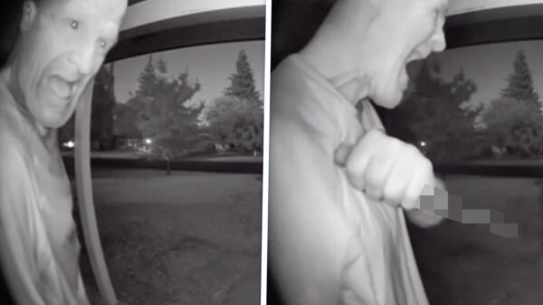 Doorgedraaide psychopaat met mes terroriseert een buurt in Sacramento