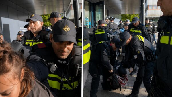 ME grijpt in bij Pro-Palestijnse bezetting VU Amsterdam na dreigende situatie