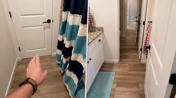 Iemand vond dat dit innovatieve badkamer-ontwerp een super idee was