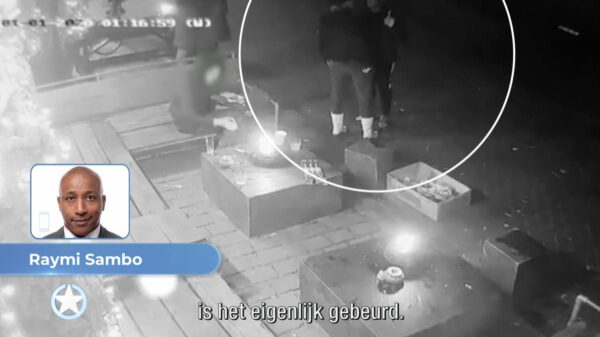 Bezopen All Stars-acteur Raymi Sambo gefilmd terwijl hij een vrouw naar de grond mept