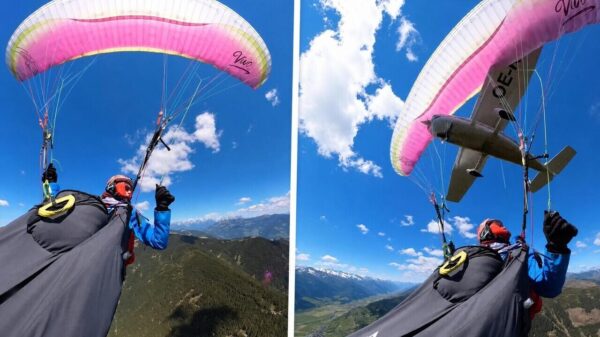 Cessna 172 raakt paraglider bij Zell am See, vrouw maakt noodlanding