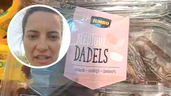 Roos gaat los op Israëlische producten in supermarkt