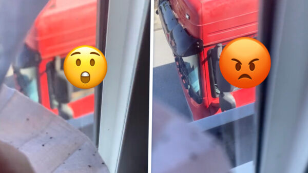 Sta je rustig te douchen, zit een trucker z'n versnellingspook in te smeren