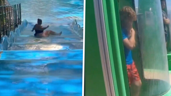 Ga van de waterglijbaan,” zeiden ze. “Dat is mega leuk,” zeiden ze