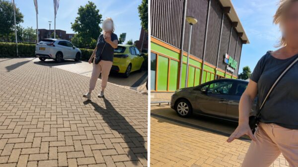 Nederlandse Karen zet achtervolging in op snotaap met stepje