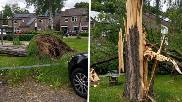 'Windhoos' sloopt het dorpje Glanerbrug in Twente