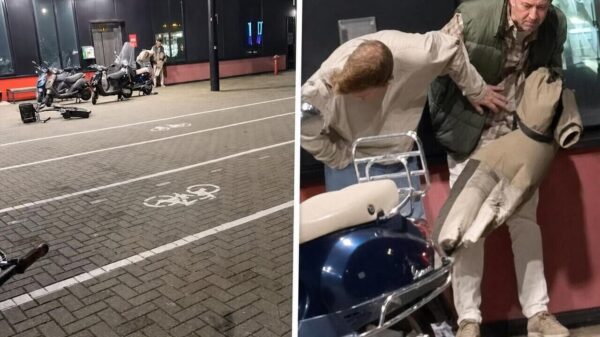 Nachtbraker barft tegen de wind in en sleept z'n mattie direct mee de ellende in