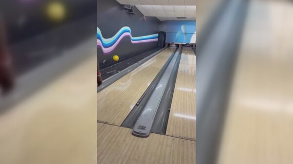 Iets te sterke grip bij het bowlen