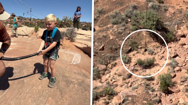 Bizar! 4-jarige kleuter springt in een 120 meter diepe kloof in Utah