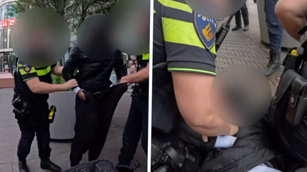 Hardhandige arrestatie in Den Haag: Blower weigert ID en gaat gestrekt