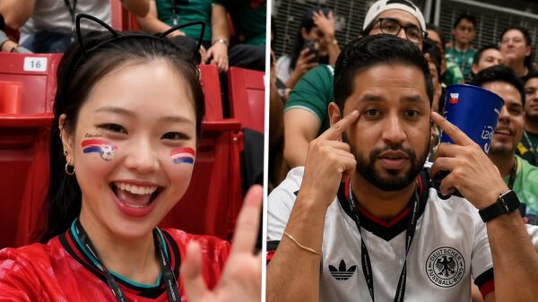 WK-fan maakt racistisch gebaar op camera en is een paar uur later werkloos