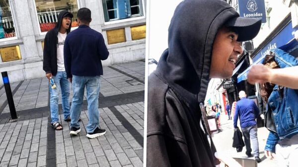 Agressieve immigrant krijgt een hele waardevolle les van een Ier