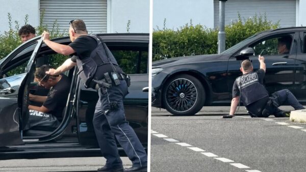 Holy sheiz: Zelfs een 5-dubbele lading pepperspray kon deze man niet tegenhouden