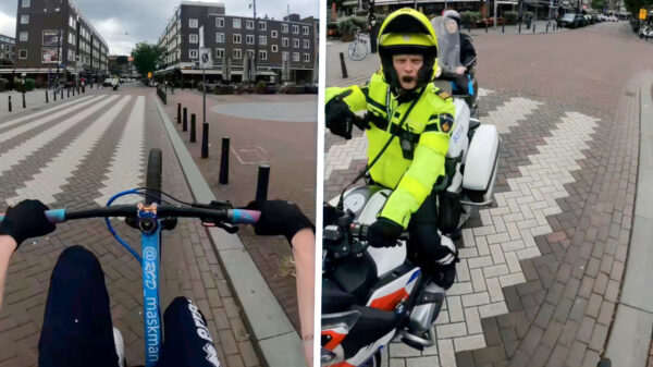 Wheelie maken op de openbare weg mag niet. TikTokker stilgezet door politie