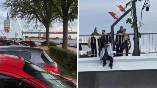 Mafklapper filmt man die van Erasmusbrug wil springen en denkt dat het grappig is