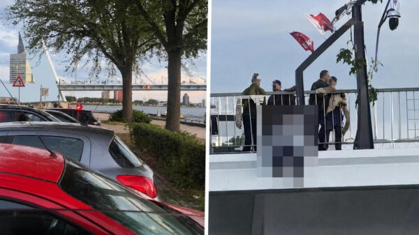Mafklapper filmt man die van Erasmusbrug wil springen en denkt dat het grappig is