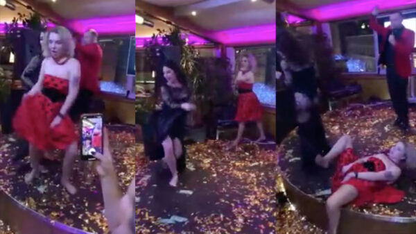 Het personeelsfeestje was voor deze vrouwelijke collega's het hoogtepunt van 2019