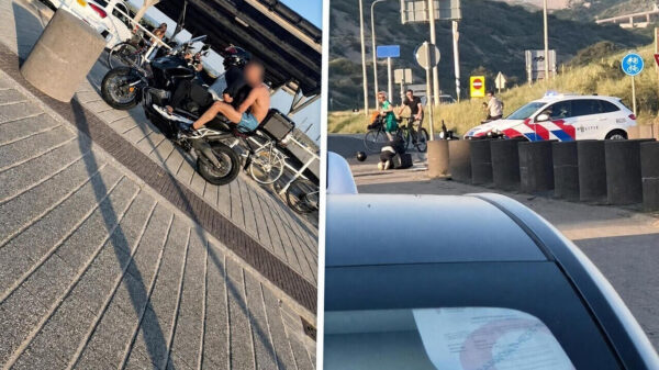 Halfontblote idioot krijgt vliegles na crash op politieauto in Bloemendaal aan Zee