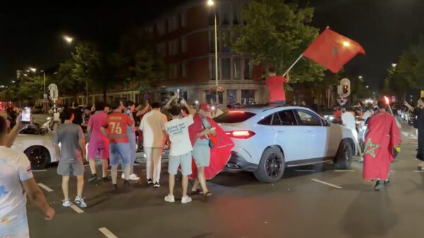 Chaos in Den Haag na moeizame 4-2 overwinning van Marokko op het WK