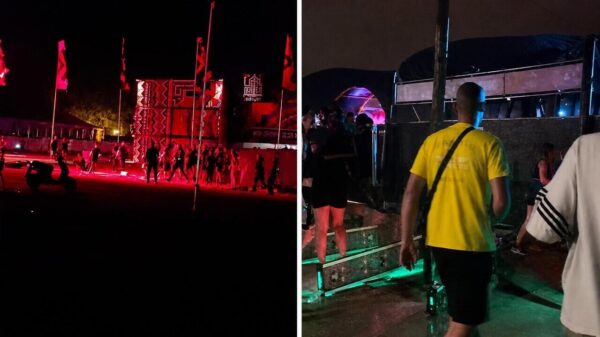 Bezoekers Defqon.1 slopen terrein nadat festival werd afgelast dankzij code rood