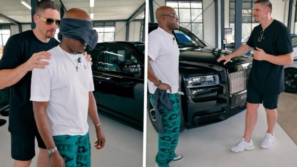 Rico Verhoeven verrast Jandino met Rolls-Royce in peperdure showroom