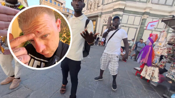 Dutch Travel Maniac gewond geraakt na aanval agressieve verkopers in Florence