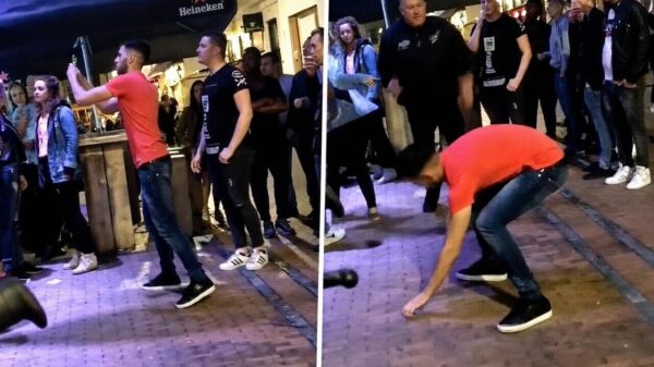 Uitsmijter is klaar met etterbak die hem bedreigt met: "jij gaat dood morgen"