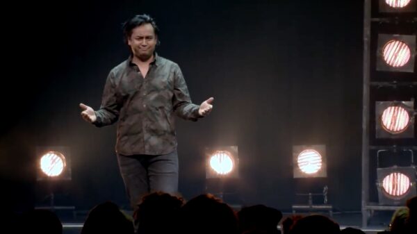 Een heerlijke stukje improvisatie van Daniël Arends in Paradiso