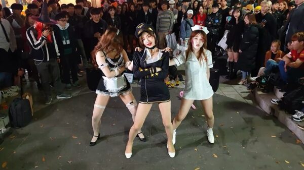 Zuid-Koreaanse straatartiesten blijken tenminste wel over talent te schikken