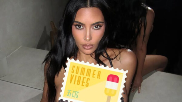 Kim Kardashian bewijst dat je van een servetje ook een bikini kunt maken