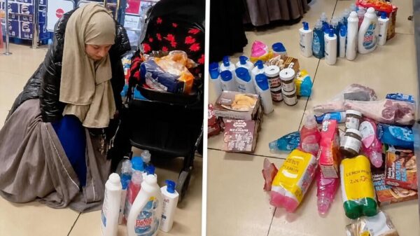 Ordinaire winkeldief trekt complete supermarkt onder d'r rok vandaan