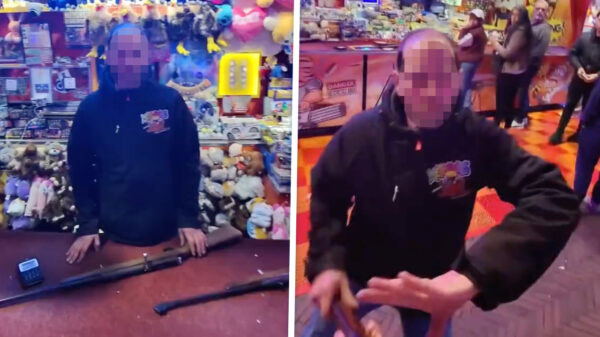 Droeftoeter SonSnorry gaat terroristje spelen bij schiettent op de kermis