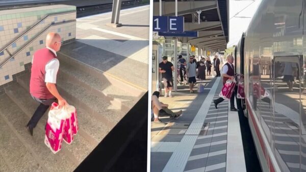 Duitse conducteur maakt pitstop om toiletpapier te scoren in supermarkt
