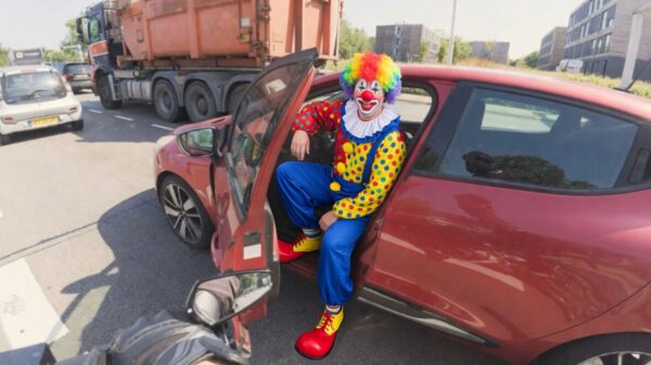 Clio-bestuurder flipt en belaagt motorrijder na eigen idiote inhaalactie