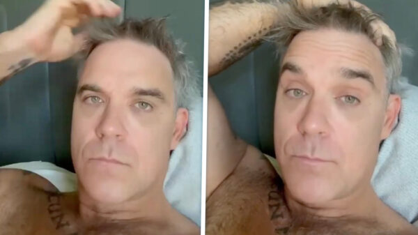 Robbie Williams reageert schuldbewust op het 'witte brokje' uit tv-interview