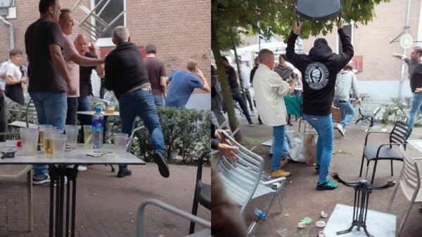 Terras verandert in één grote puinhoop tijdens Vierdaagsefeesten in Nijmegen