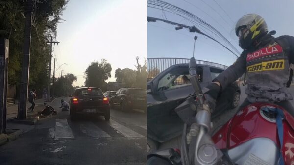 Idioot rijdt moeder met kinderwagen omver en vlucht alsof er niets is gebeurd