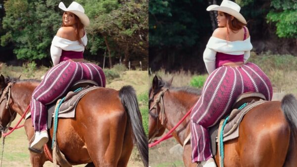 Gracie Bon klimt op een paard en iedereen leeft spontaan mee met de viervoeter