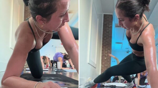 Goedemorgen: Natte dweil begint de dag met een intensieve hot pilates-lesje