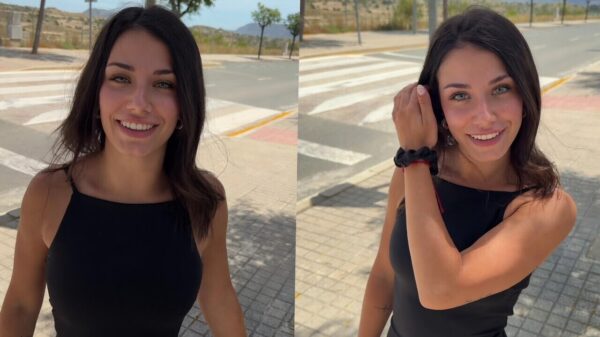 Spaanse schone Olivia heeft een vreemde manier om zichzelf voor te stellen