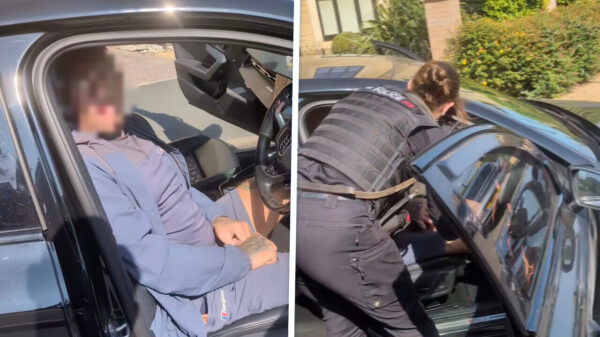 Audi-bestuurder blijft compleet van de kaart doorrijden met DRIE wielen na hit and run in Lytham