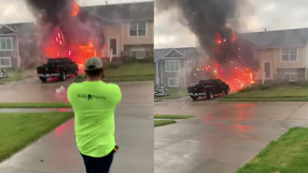 Lullig: als je eigen huis onderdeel is van de vuurwerkshow