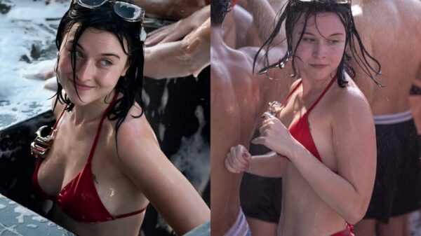 ‘Red Bikini Girl’ zet grote carrièrestap na virale video met ruim 100 miljoen views