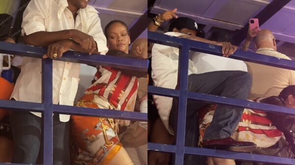 Rihanna (38) trekt bekijks tijdens opvallende paringsdans met A$AP Rocky