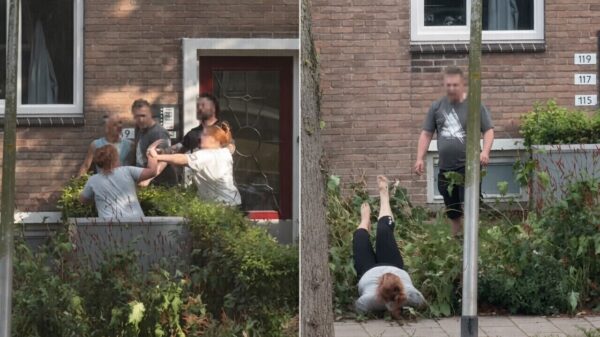 Voortuin of vechtarena? Burenruzie in Deventer levert prachtige beelden op