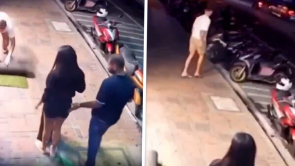 Man rekent keihard af met kansenparel die zijn vriendin betast op straat