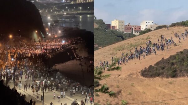 Marokkaanse migranten proberen weer Ceuta te bestormen: veiligheidstroepen grijpen in
