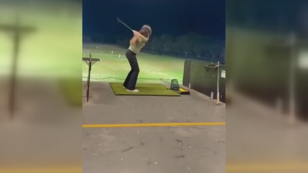 Voor het eerst golfen