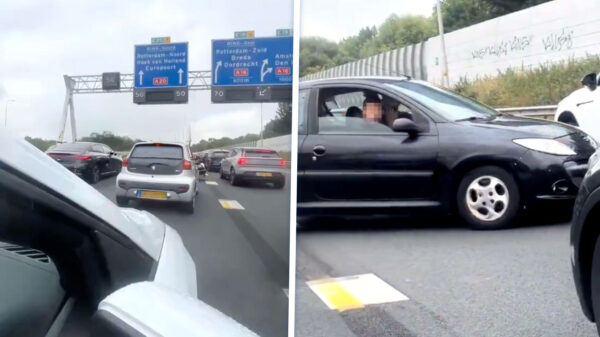 Spookrijdende chirurgen in spe klemgereden op de A20; instant Karma op z'n best