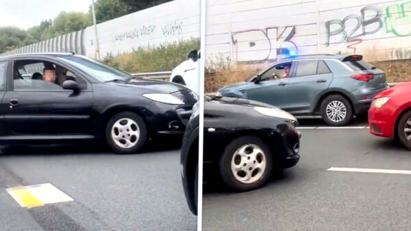 Spookrijdende chirurgen in spe klemgereden op de A20; instant Karma op z'n best